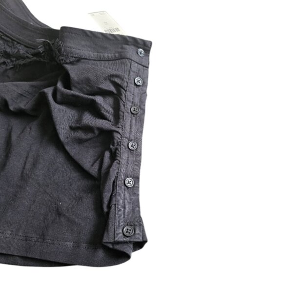 Black By Anthropologie Women's One Shoulder Puff-Sleeve Top - Picture 4 of 10